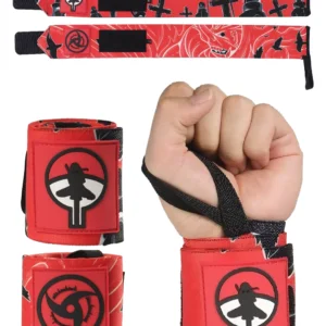Red Itachi Camo Wrist Wraps