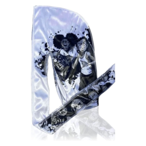 White Hue Anime Silky Durag
