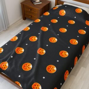 Black DZB Anime Velvet Plush Blanket (PTY)