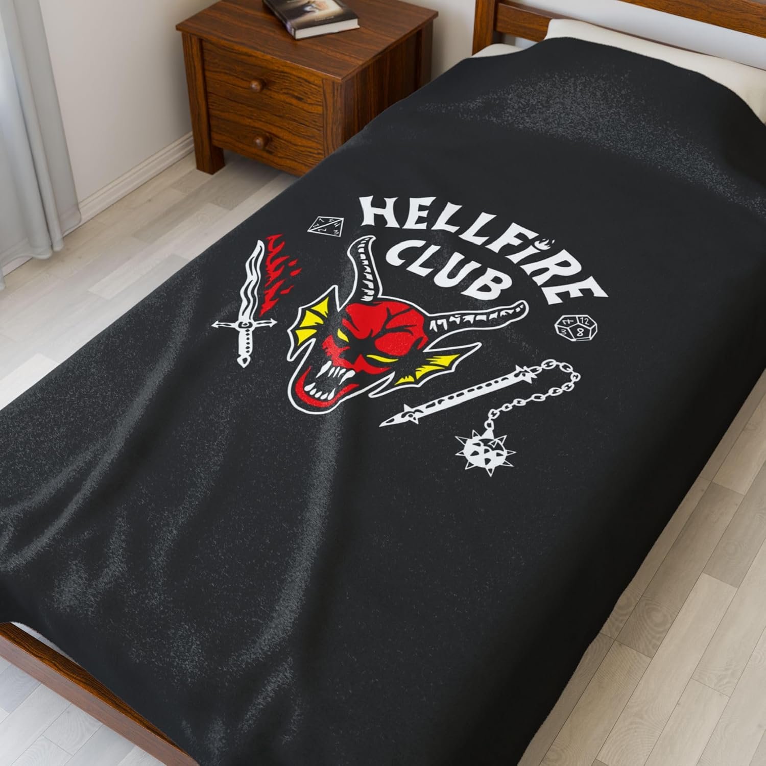 Black Hclub Anime Velvet Plush Blanket (PTY)
