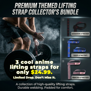 3-Piece Premium Lifting Strap Bundle (Limited Stock)